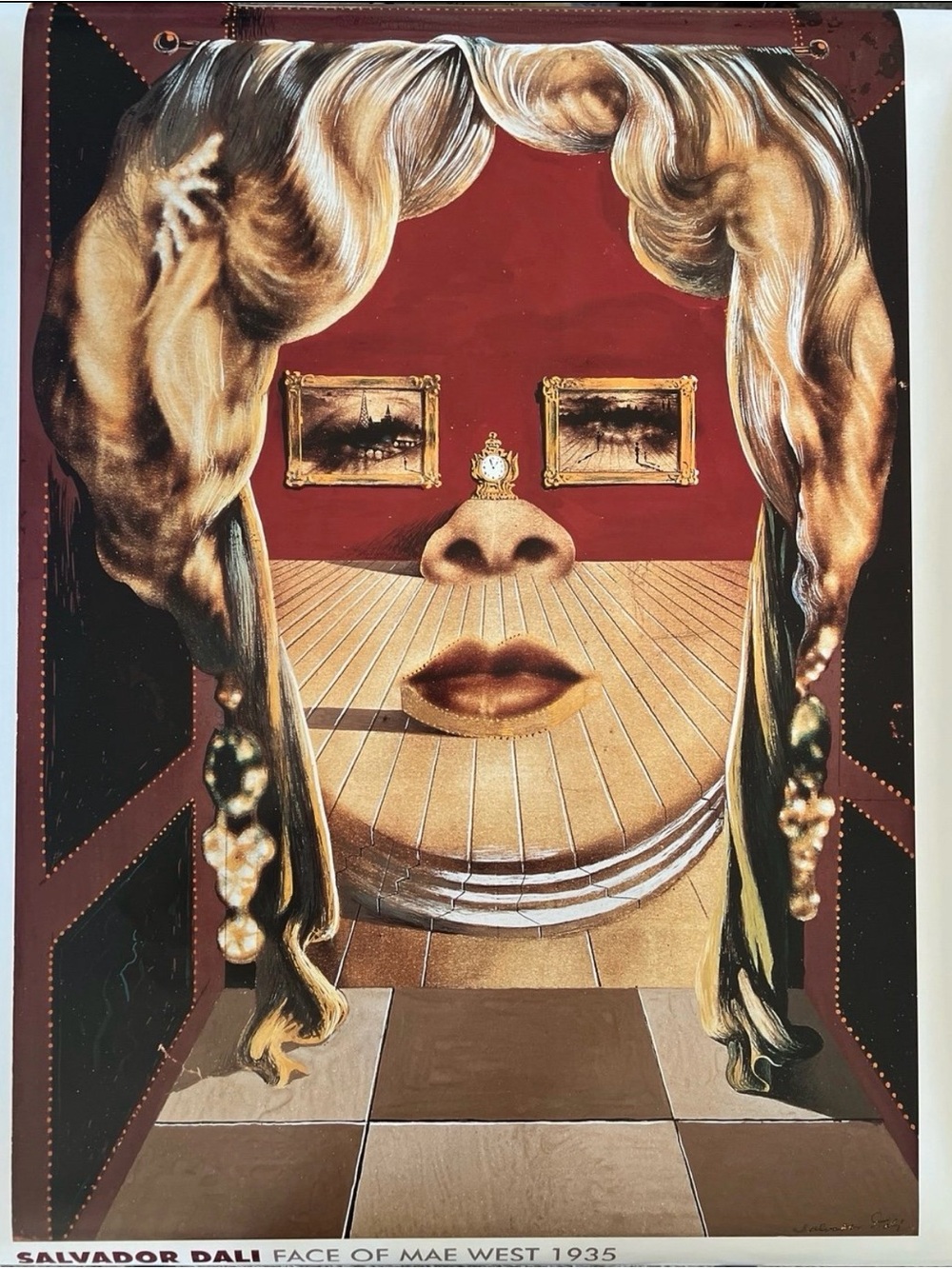 2003 Salvador Dali Poster Aprox Size 24x36 Inches